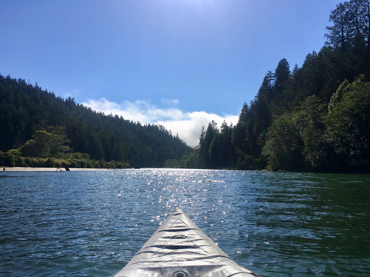 Divided Core - Nature - Mendocino and Kayaking Big River